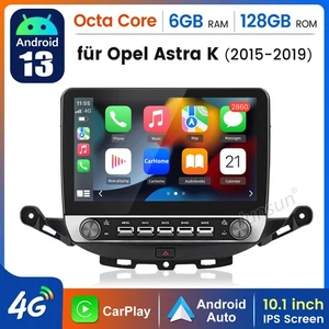 6+128G Octa Kern 10.1"Autoradio Carplay GPS Navi 4G Net BT Für Astra K 2015-2019 - Bild 1 von 12