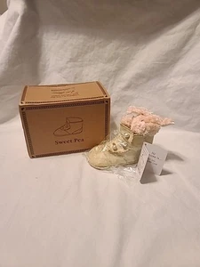(D) Boyd’s Bear Foot Friends Mini rosa Hase im weißen Schuh + Karton Sweet Pea - Bild 1 von 12