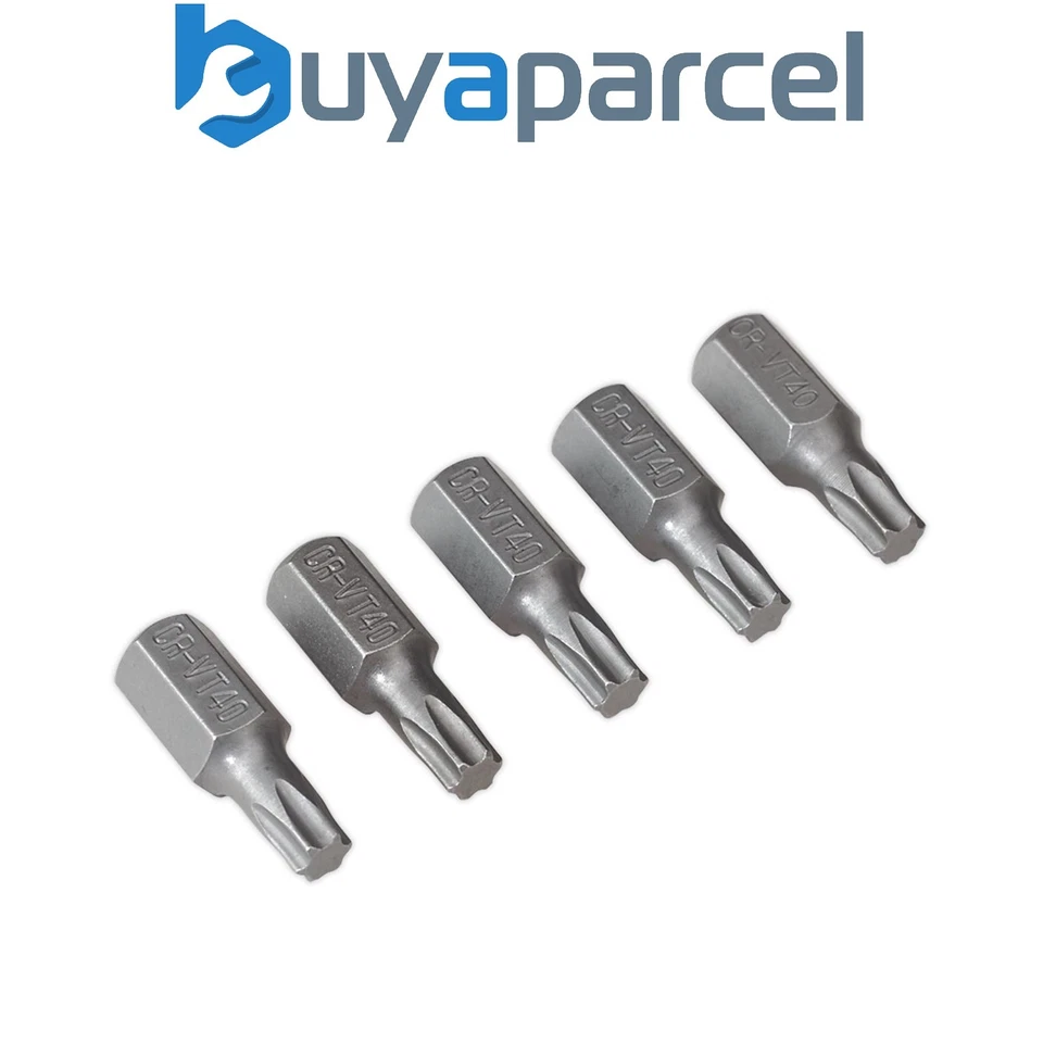 Sealey TX40S5 Premier Short TRX-Star* Bit T40 - Pack of 5  - Image 1 of 1