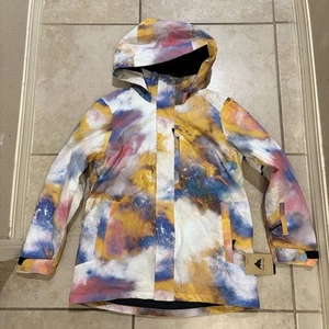 Chaqueta impermeable para nieve Burton Jet Ridge 2L blanca robusta Voyager grande para mujer - Imagen 1 de 11