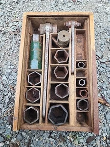 The Ferret Socket Set Vintage Accles and Pollock Tool "The Ferret" near Complete - Picture 1 of 17