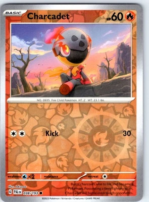 Charcadet - Common SV02: Paldea Evolved Reverse Holo 038/193 LP - Image 1 of 2