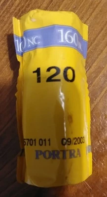 Kodak Portra 160NC 120 Film  EXPIRED 9/2003 - Image 1 of 2