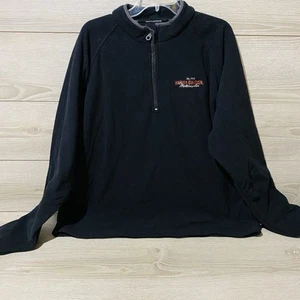 Suéter Pullover Harley Davidson Para Hombres Cuarto Cremallera Manga Larga X-Grande Polar Usado en Excelente Condición - Imagen 1 de 10
