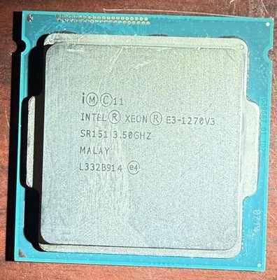 Intel Xeon E3-1270 V3 3.5 GHz 4-Core (SR151) Processor - Image 1 of 2