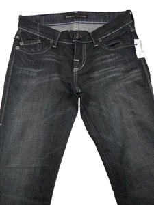 Rock & Republic Damen Jeans Größe 25 Dark Denim Low Rise Flare Hergestellt in den USA Stretch - Bild 1 von 24