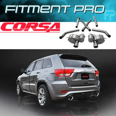 Escape trasero CORSA 21058 Xtreme Cat para Jeep Grand Cherokee SRT 2012-21 6,4 L V8 Foto 1 de 4