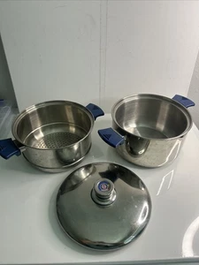 Utensilios de cocina AirCore Walkaway de acero inoxidable horno/olla y vapor holandés de 6 cuartos con tapa - Imagen 1 de 7