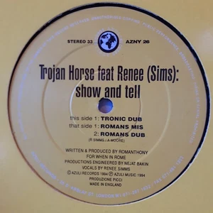 TROJAN HORSE FEAT RENEE (SIMS)/SHOW AND TELL /ROMANTHONY ,90'S HOUSE, 90'S HOUSE - Picture 1 of 3