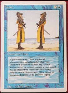 Magic the Gathering CLONE 1994 Revised Blue Rare LP - Picture 1 of 1