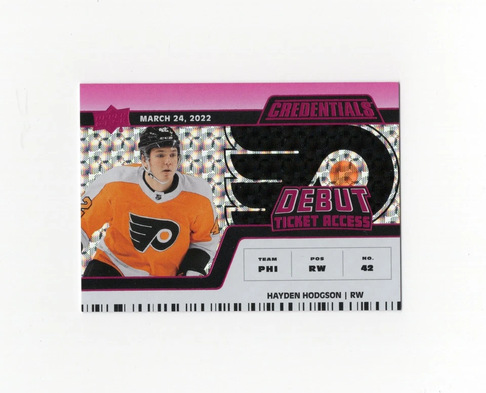 2022-23 Credentials Horizontal Debut Ticket Access Pink #/49 Pick From List - Image 1 of 1
