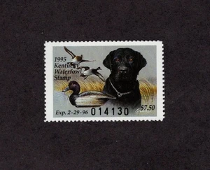 KY11 - Kentucky State Duck Stamp. 1995. Single. MNH. OG. - Picture 1 of 1