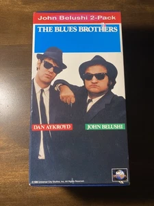 John Belushi 2-Pack Box Set - Animal House / The Blues Brothers VHS 1990 Release - Picture 1 of 8