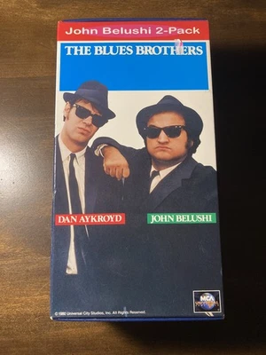 John Belushi 2-Pack Box Set - Animal House / The Blues Brothers VHS 1990 Release - Image 1 of 4