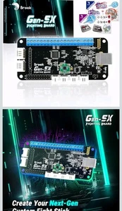 Brook Gaming Gen5X Fighting Board with Sticker - Ultimate Multi-Platform... - Picture 1 of 9