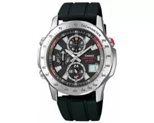 CASIO WVQ-550 Mens Wave Ceptor Atomic Watch Rare Unique Septor Chronograph - Picture 1 of 4