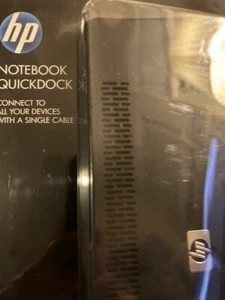 HP Notebook QuickDock Black KN744AA#ABA Laptop Docking - Picture 1 of 5