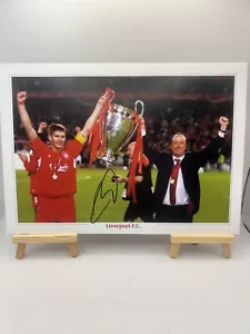 Rafa Benitez Signed A4 Photo Liverpool Newcastle United Everton Autograph - Picture 1 of 5