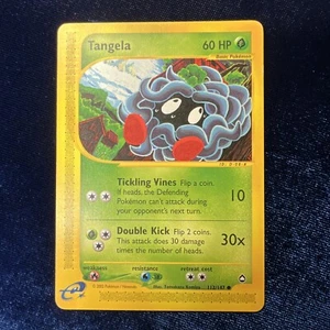 Carta Tangela 112/147 Aquapolis Pokemon serie E vintage 2002 Nintendo - Foto 1 di 6