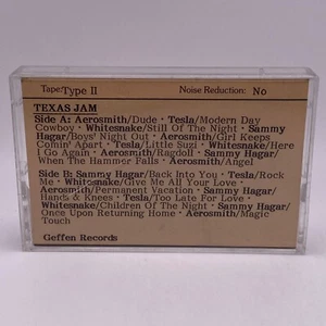 Texas Jam 1987 Geffen Rock Sampler Cassette Tape Promo Aerosmith Whitesnake - Bild 1 von 7