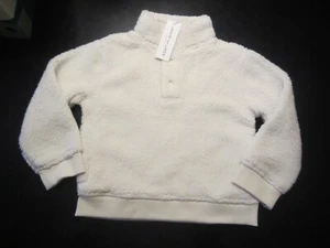 Nuevo con etiquetas Pullover Janie and Jack Talla 3 Niño Marfil Polar Cuello a Presión - Imagen 1 de 4