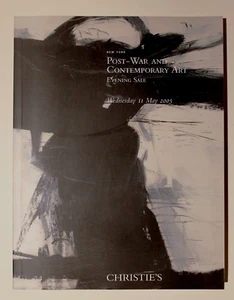 Auktionskatalog CHRISTIE'S Auction May 2005 Post War Contemporary Art Neu York - Imagen 1 de 2