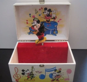 Disney Mickey and Minnie Musical Jewelry Box Vintage $71.91 - Picture 1 of 10