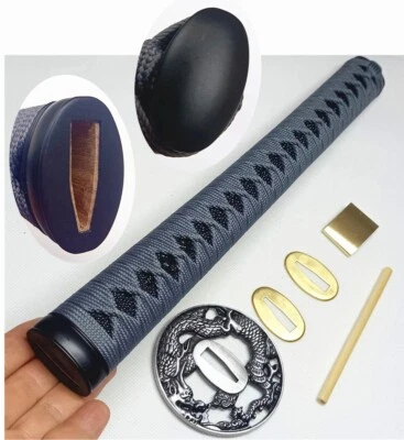 40 cm Mango Tsuka Dragón Tsuba Ajuste para Espada Samurai Japonesa Katana/Wakizas Foto 1 de 4