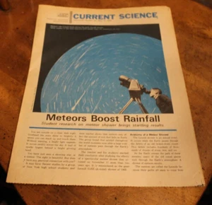 AEP Current Science ~ 14 de mayo de 1969 ~ Meteors Boost Rainfall - Imagen 1 de 1