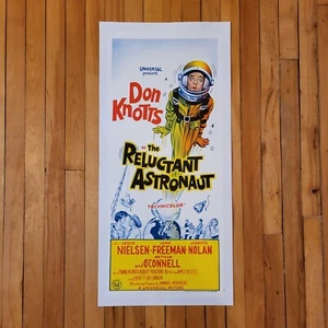 The Reluctant Astronaut (1967)Australian daybill movie poster 14x36 Linen Backed - Picture 1 of 4