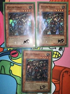 3x Exiled Force - MP/LP - LOD-023 - 1st Edition - Super Rare - Yu-Gi-Oh! TCG - Picture 1 of 3