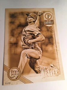 2018 Topps Gypsy Queen Jumbo 5x7 Luke Weaver Cardinals 283 Gold 03/10 - Picture 1 of 1