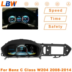For Mercedes Benz C Class W204 2008-14 LCD Screen Cluster Instrument Replacement - Picture 1 of 12