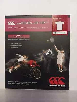 CANTERBURY CCC WOMEN BASELAYER ESSENTIALS SHORT SLEEVE TOP- PINK - M - FREE P&P! - Image 1 of 3