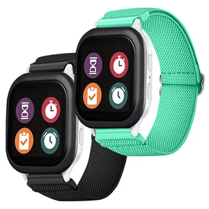 Paquete de 2 correas de nailon para reloj artillero Verizon 2 / reloj artilugio 1 banda elástica para niños - Imagen 1 de 11