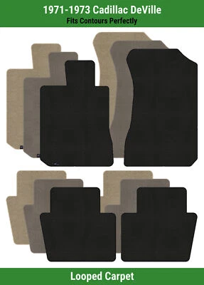 Lloyd Classic Loop Front & Rear Row Carpet Mats for 1971-1973 Cadillac DeVille  - Image 1 of 4