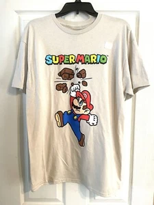 Super Mario Bros Mario T- Shirt Official Nintendo Licensed Size Large NEW!!! - Picture 1 of 3