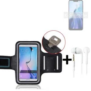 For Cubot C20 Neoprene armband + EARPHONES sports jogging running case - Zdjęcie 1 z 3