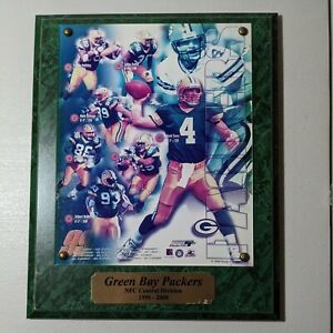 Green Bay Packers Nfc Central Division 1999-2000 Plaque Brett Favre Mark Chmura 