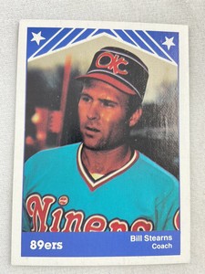 1983 Oklahoma City 89ers-TCMA Minor League Baseball Card#01-Bill Stearns