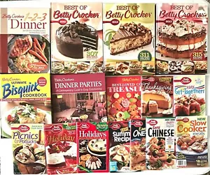 Betty Crocker Beste Rezepte Hefte Kochbücher Posten von 16 Vintage Kochdesserts - Bild 1 von 7
