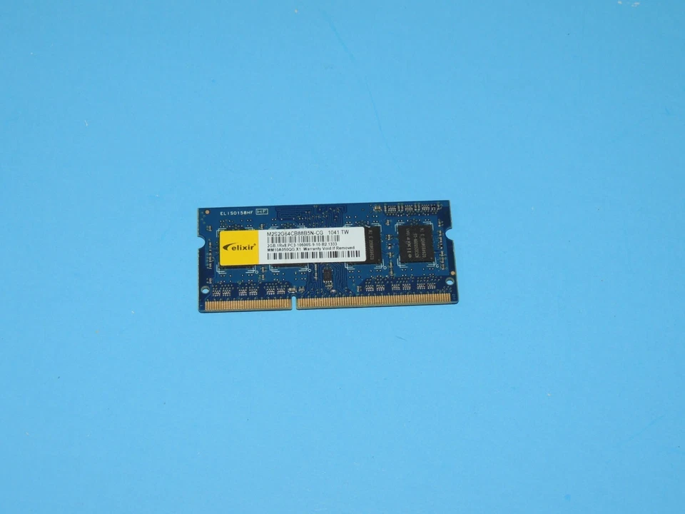 M2S2G64CB88B5N-CG GENUINE ELIXIR LAPTOP MEMORY 2GB 1RX8 PC3-10600S - Image 1 of 1