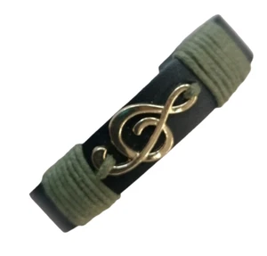 Braccialetto a Tema Musicale Chiave di Violino  Colore Oro Regalo Bracciale - Imagen 1 de 10