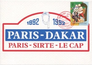 LIBYA 1991 Paris Dakar Rally Bikes (maximum-card) #3 - Picture 1 of 1