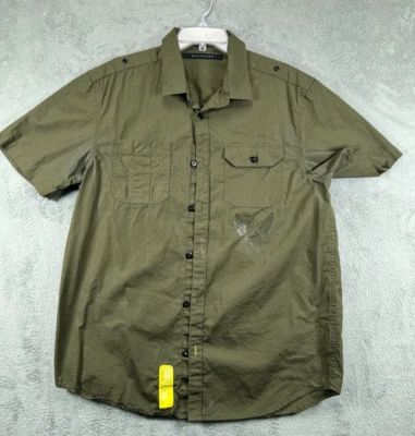 Camisas para hombre 2XL DE COLECCIÓN AÑOS 90 Sean John verde militar estándar emisión pasarela abotonada Foto 1 de 4