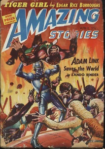 rare Edgar Rice Burroughs, AMAZING STORIES April 1942 - Foto 1 di 3