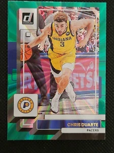 2022-23 Donruss Chris Duarte Green Holo Laser Parallel #48 Indiana Pacers - Picture 1 of 2