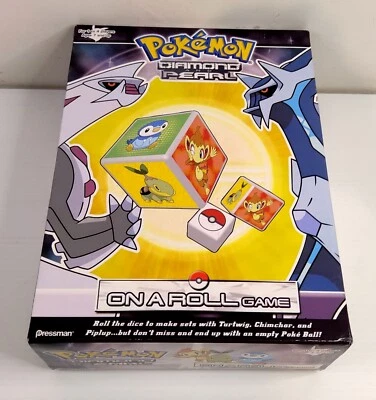 COMPLETE!! POKEMON Diamond and Pearl - On A Roll Dice Game Pressman w/Box & Inst - Image 1 of 4