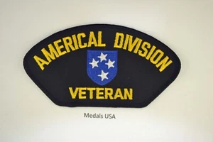 AMERICAL DIVISION VETERAN 23rd Infantry Iron/Sew on Patch HAT, JACKET, VEST P410 - Picture 1 of 1