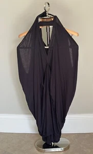 NEW WITH TAGS - MALENE BIRGER Black Draped Dress - Size S - Picture 1 of 7